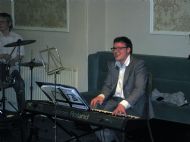 Fraser on the keyboard